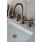 Kingston Brass KS2983BEX Widespread Bathroom Faucet with Brass Pop-Up, Antique Brass KS2983BEX - alternate 4
